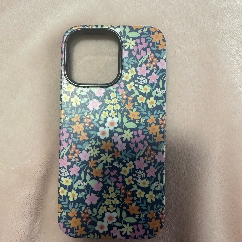 Multicolor Floral iPhone Case with Glossy Finish